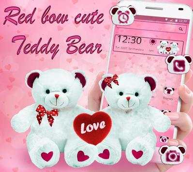 Red bow bear theme screenshot 1
