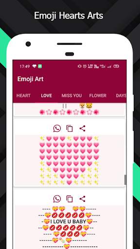 Stylish Text Arts-Love,ASCII & Emoji Text Arts screenshot 1