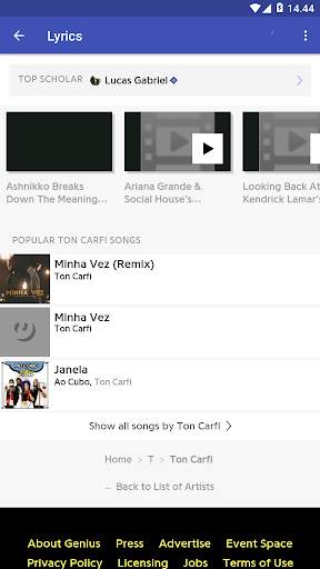 Ton Carfi Songs Offline dan Lyrics screenshot 5