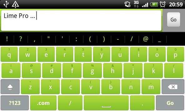 Lime Pro - HD Keyboard Theme screenshot 5