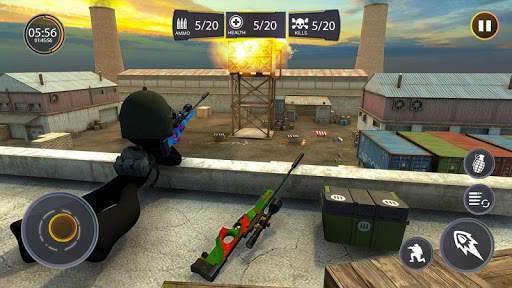 Stickman Fire Survival Battleground screenshot 3