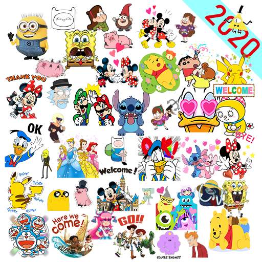New Cute Cartoon Stickers WAStickerApps 1.0