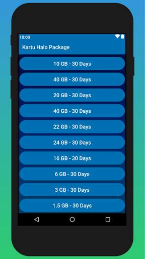 Kartu Halo Internet Package screenshot 1