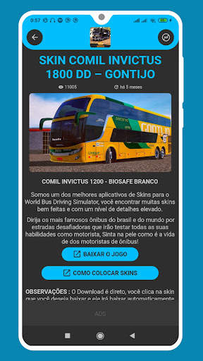 Skins World Bus Driving Simulator - PRO screenshot 4