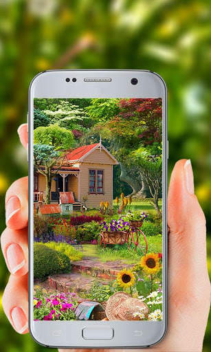Garden Live Wallpapers 6 تصوير الشاشة
