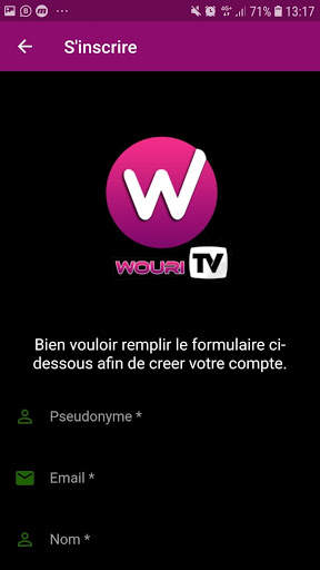WOURI TV 100% Mob screenshot 1