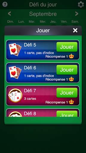Solitaire: Défi Quotidien screenshot 2