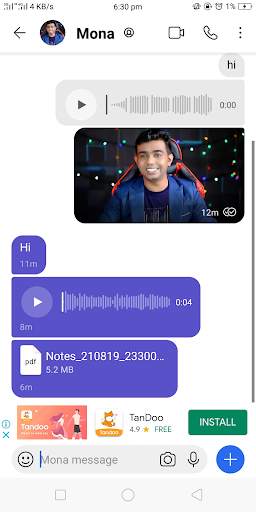 Mona  Voice Video Call Audio screenshot 4