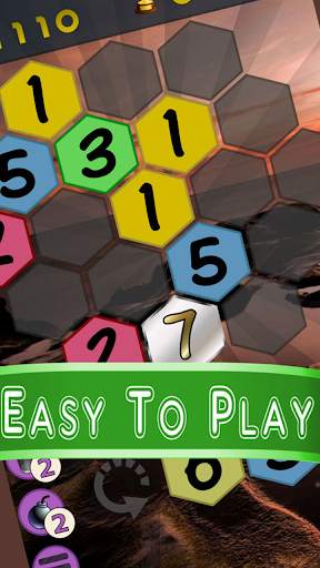 Get To 7, merge puzzle game screenshot 1