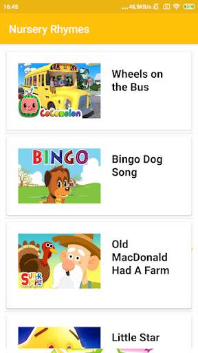 Offline Kids Top Nursery Rhymes Videos screenshot 1