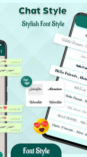 Chat Styles: Stylish Fonts & Keyboard for WhatsApp screenshot 3