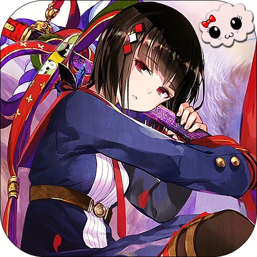 Anime Live Wallpaper of White Fox Girl icon