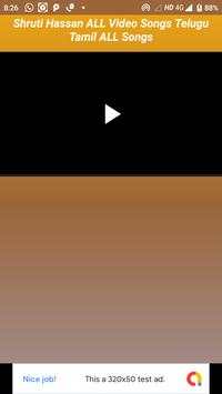 Shruti Hassan Video Song Telugu Tamil ALL Songs screenshot 4