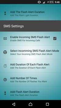 Flash Alert On Call And SMS screenshot 4