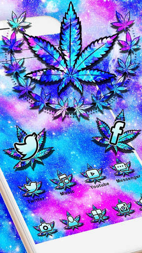 Colorful WeedTemas parede HD screenshot 3