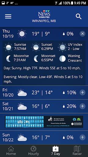 CTV News Winnipeg Weather screenshot 4