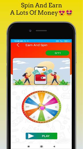 MoneyFly RG - Play Spin Quiz & Earn Money स्क्रीनशॉट 2