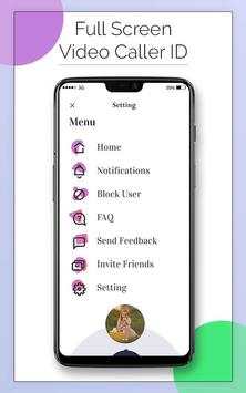 Full Screen Video Caller - True Caller ID скриншот 4