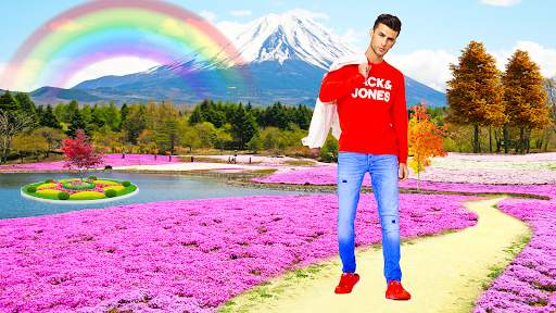 Flower Hill Pics Editor-Frames screenshot 4
