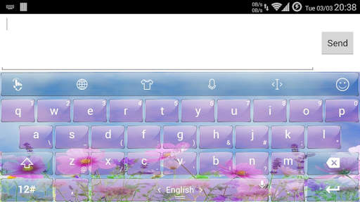 Keyboard Theme G Spring Flower screenshot 7