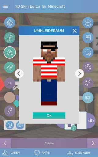 QB9 3D Skin Editor für Minecraft screenshot 13