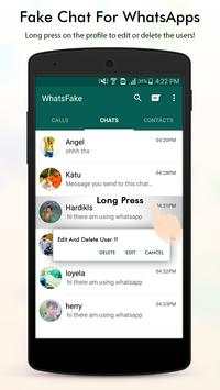 Fake Chat For Whatsapp screenshot 3