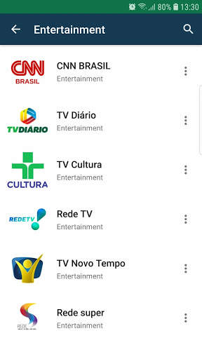 Brasil TV ao vivo no celular screenshot 3