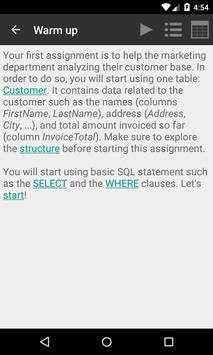 Practice and Learn SQL screenshot 3