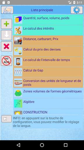 Formules Calculs Unités "sous la Main" screenshot 1