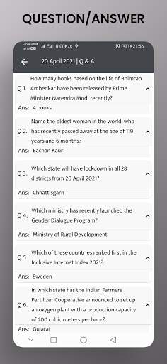 UPSC Current Affairs 2021 & GK app : Daily Update screenshot 7