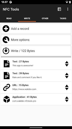NFC Tools screenshot 3