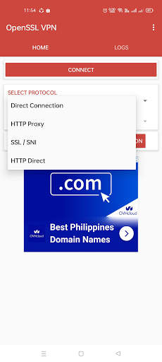 OpenSSL VPN screenshot 2