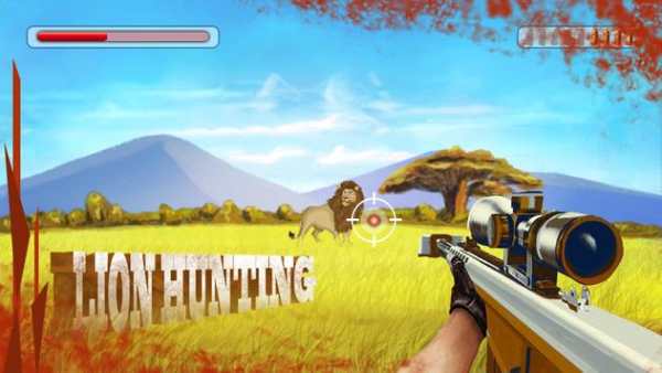Sniper Lion hunting screenshot 1