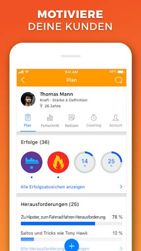 Virtuagym Coach screenshot 3