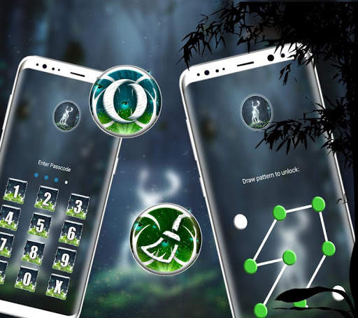 Magical Forest Deer Launcher Theme screenshot 5
