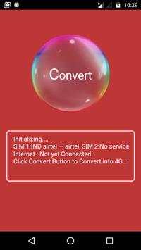3G to 4G Convert Mobile App Prank screenshot 2
