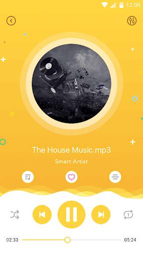 Lark Player Theme - Yellow screenshot 1