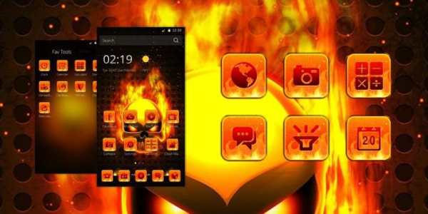 Fire Skull Theme screenshot 3