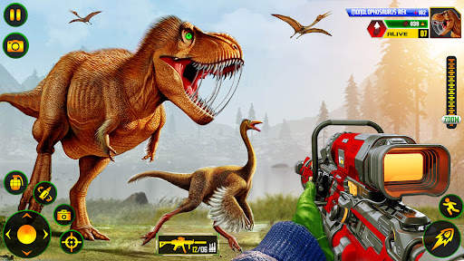 Wild Dino Hunting Gun Games скриншот 3