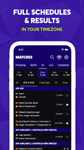 TNNS: Tennis Live Scores screenshot 2