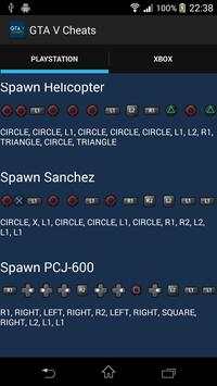 Cheats for GTA V screenshot 2