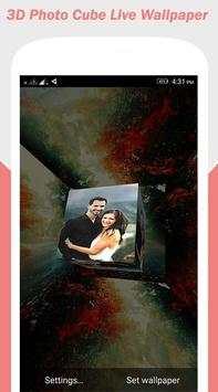 My Pic 3D Cube Live Wallpaper 5 تصوير الشاشة