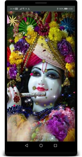 Beautiful Shri Krishna Live Wallpaper screenshot 1