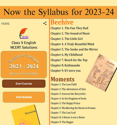 Class 9 English for 2023-24 screenshot 1