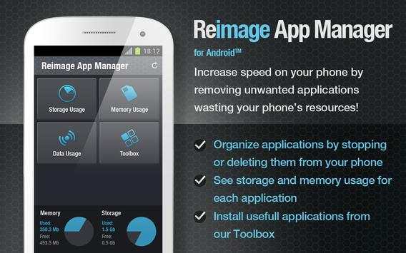 Reimage App Manager screenshot 1