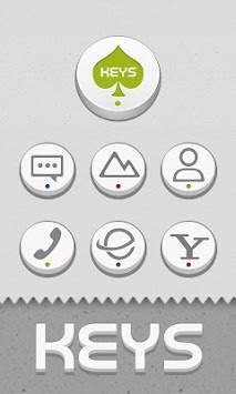 Keys Button GO LAUNCHER THEME screenshot 1