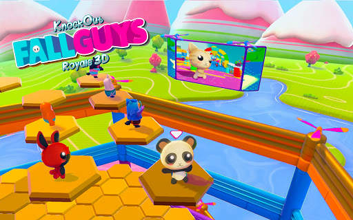 Knockout Fall Guys Royale 3D: Human Knock Over screenshot 2