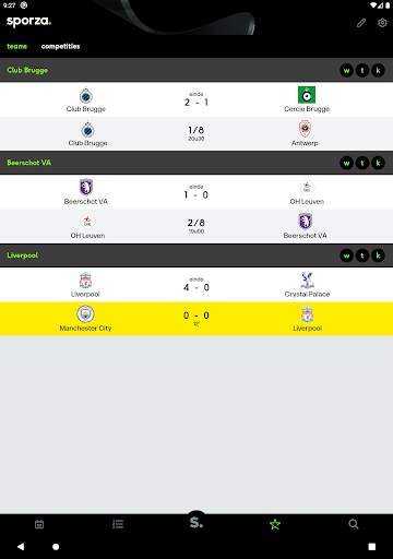 sporza voetbal screenshot 15