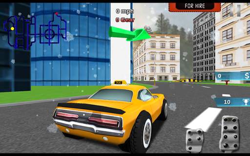 3D Santa Taxi Drive screenshot 16