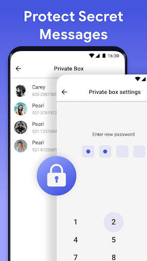 Messenger - SMS Launcher, Home screenshot 3